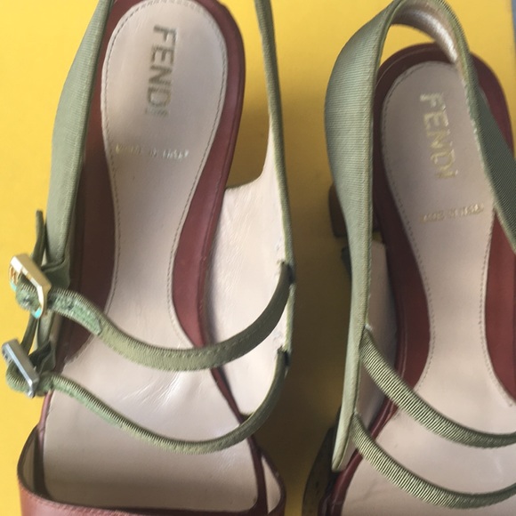 PRICE DROP! Fendi Platform Sandals Sz 36 - Picture 3 of 8